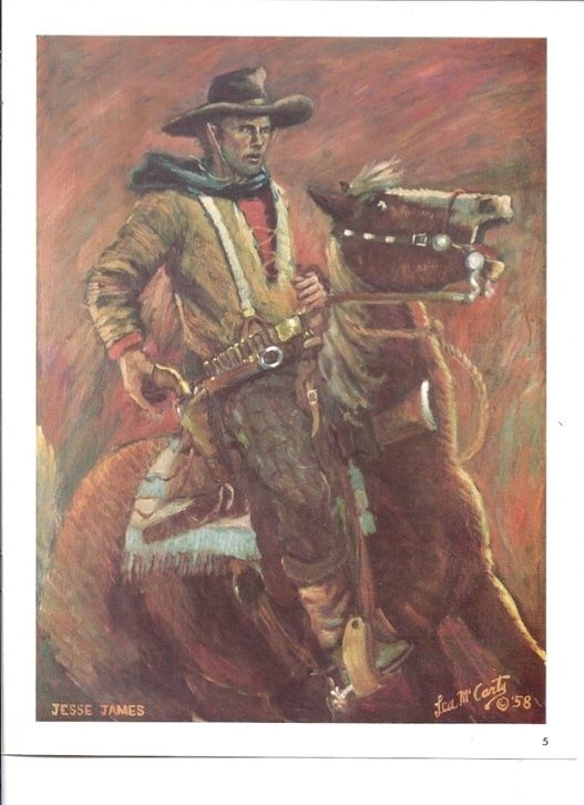 Cowboy Jesse James Large Print by Lea F McCarty