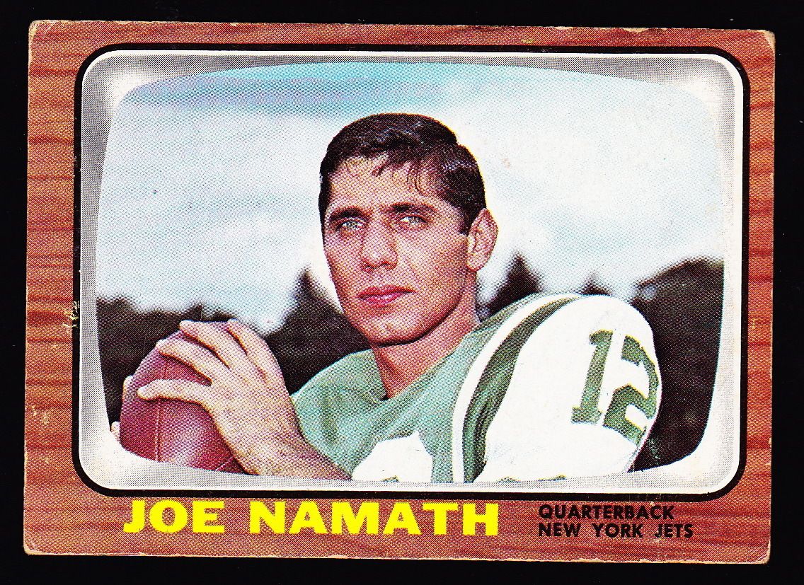 1966 Topps 96 Joe Namath Jets