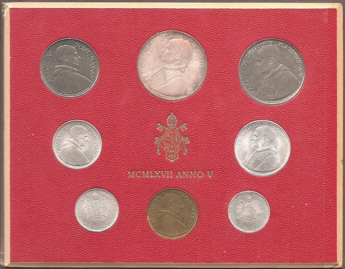 1967 Vatican City Pope John Paul Commemorative Mint Set