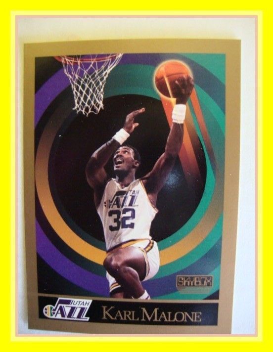 Skybox 1990 91 NBA 282 Karl Malone Jazz