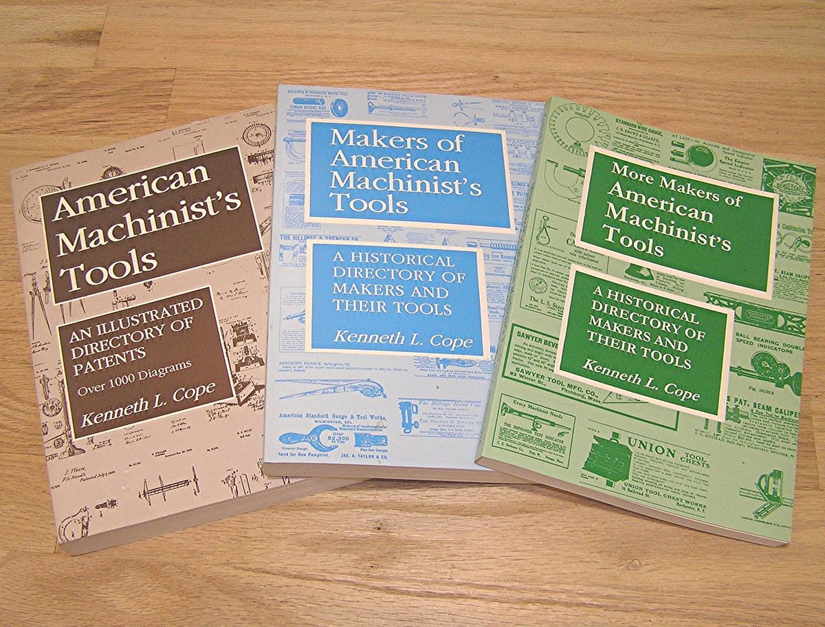 MACHINIST’S TOOLS BOOK LOT by KENNETH L. COPE VINTAGE HAND TOOL