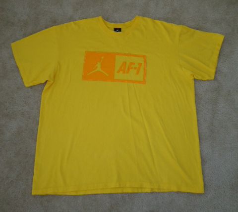 Nice Michael Air Jordan AF 1 T Shirt Mens XL