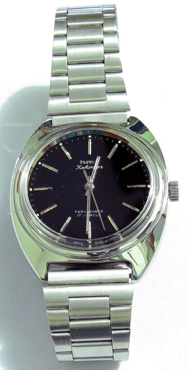 HMT kohinoor mechanical manual hand winding watch montre one year