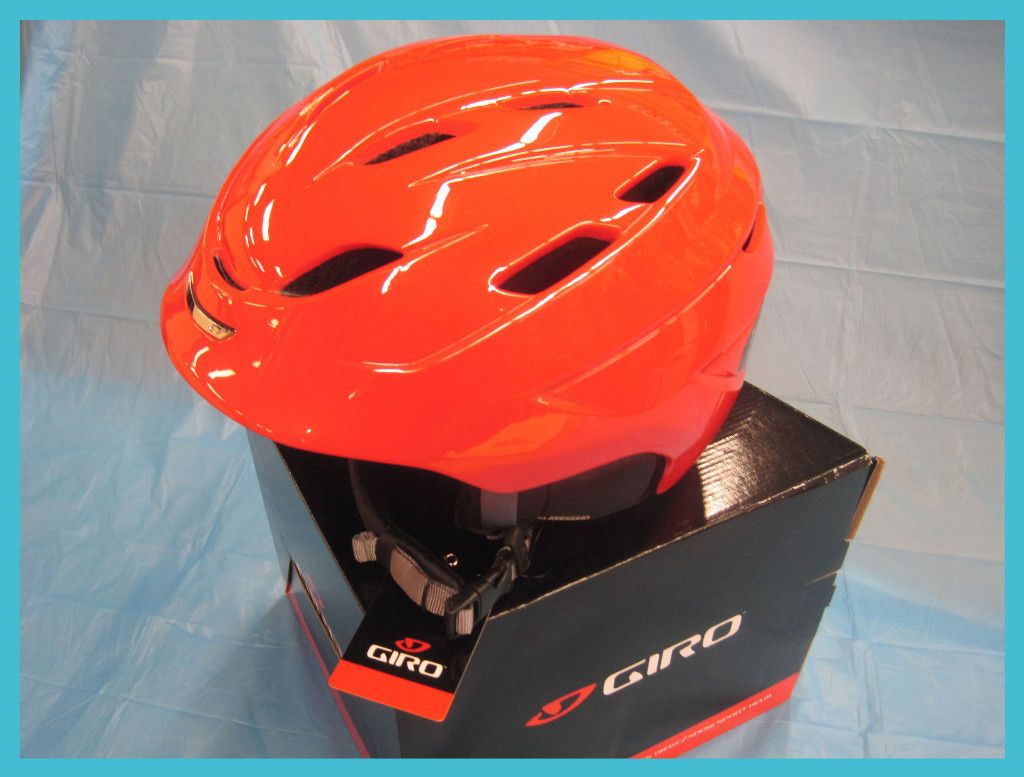2012 Giro Nine 10 Snow Helmet Large Red Ski Snowboard Helmet