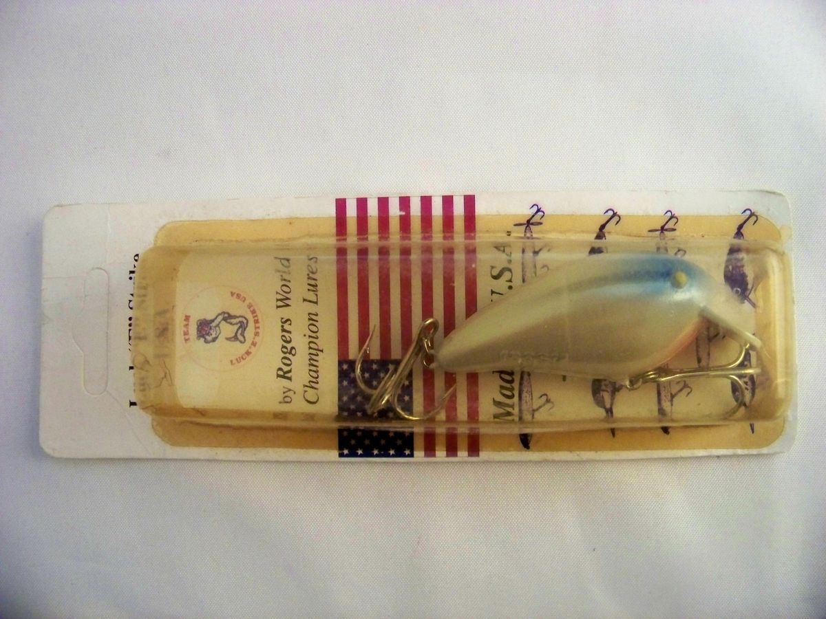 New in Package Vintage Rogers Lucky E Strike Fishing Lure