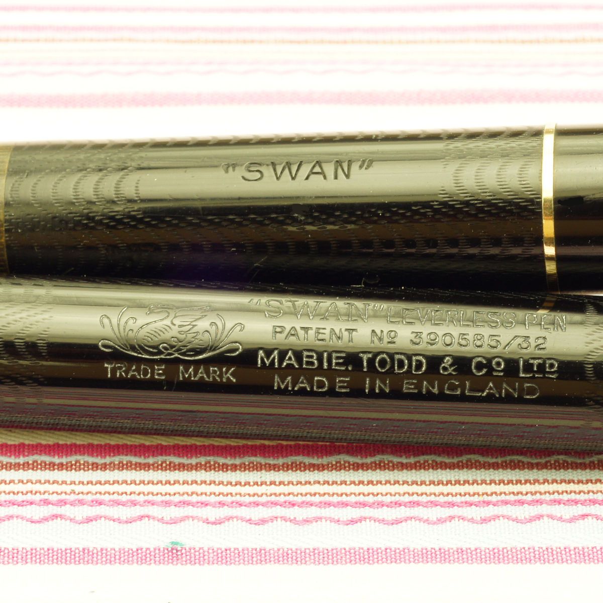 Vintage Mabie Todd Swan Leverless L205 60 Fountain Pen Broad