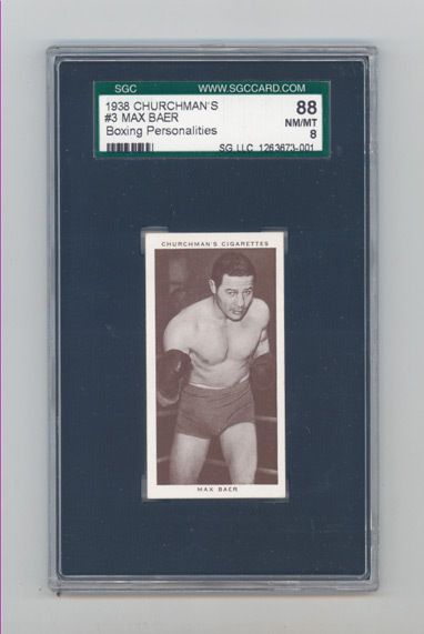 Churchman 1938 Boxing 3 Max Baer SGC 88 8 NMMT