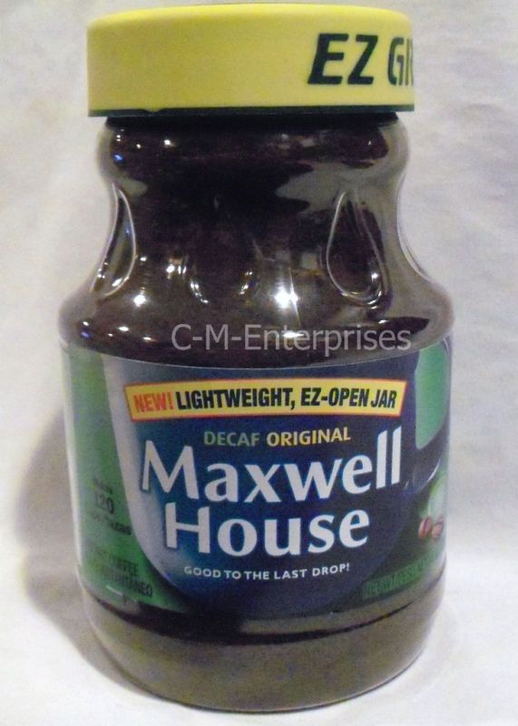 Maxwell House Instant Coffee Decaffeinated 8 Oz