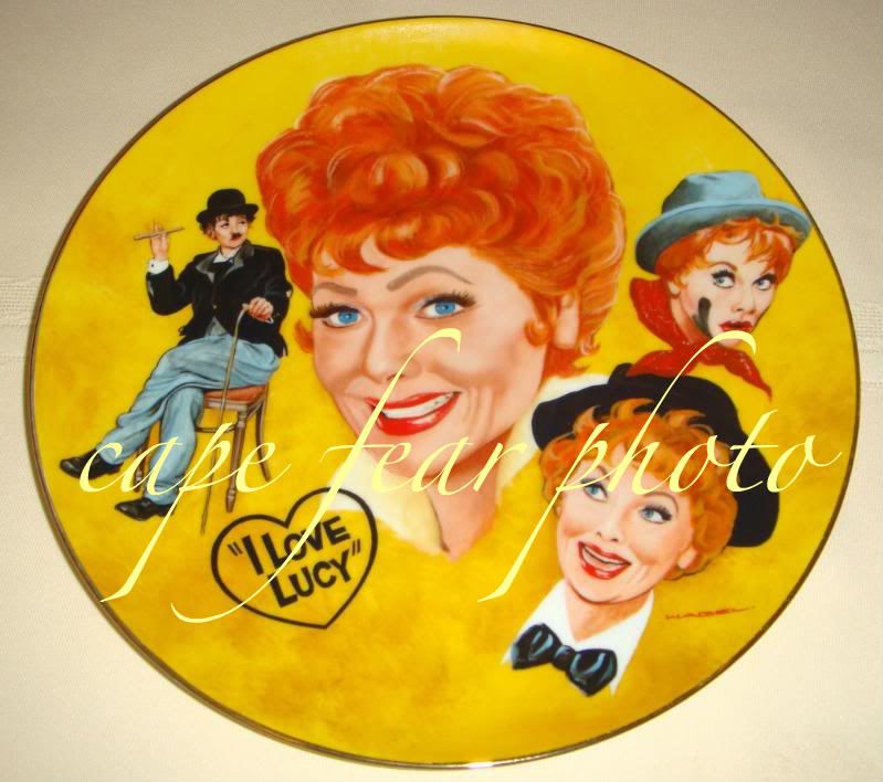 Love Lucy Lucille Ball Tribute Plate by Mike Hagel