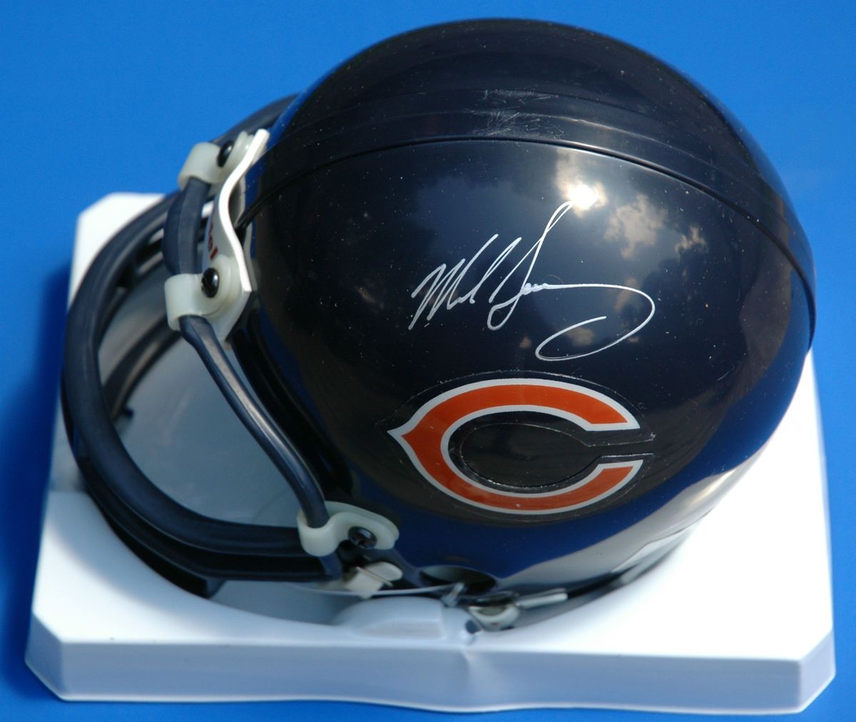 Mike Singletary Signed Chicago Bears Mini Helmet