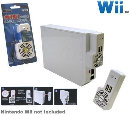  Nintendo Wii Mini Power Cooling System Intercooler Cooling Fan NEW