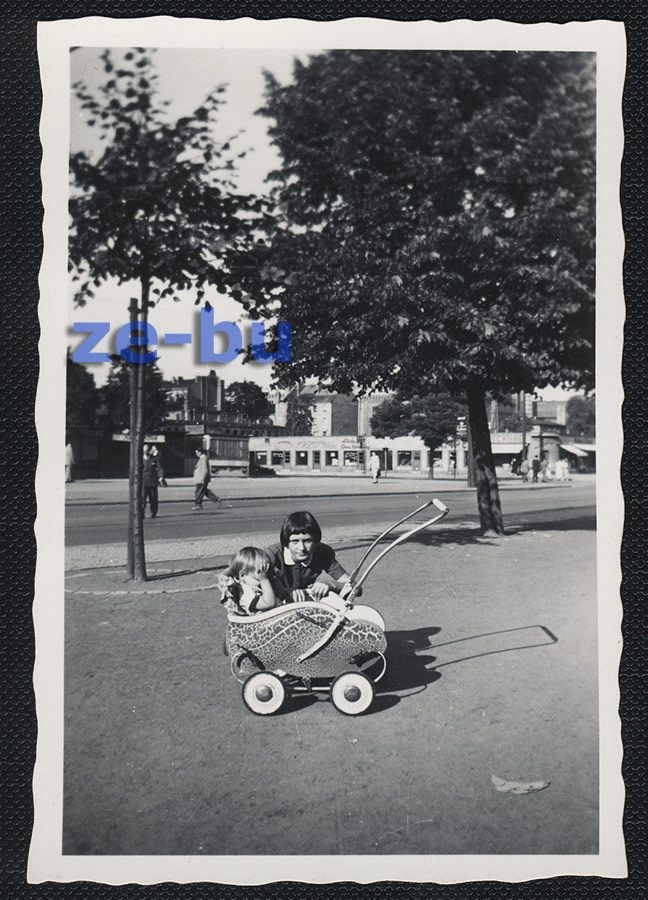1950s baby stroller