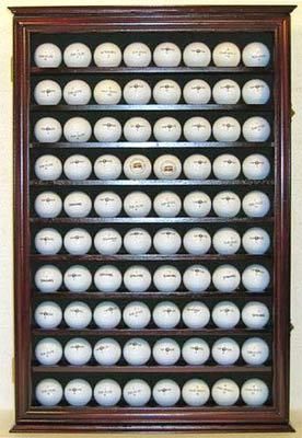 80 Golf Ball Display Case Cabinet Rack, Ball Holder
