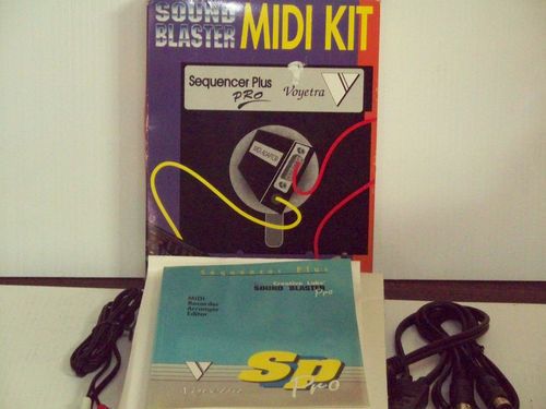 SOUND BLASTER MIDI KIT SEQUENCER PLUS PRO VOYETRA NEW COMPLETE BOX