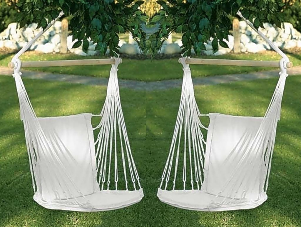 INDOOR OR OUTDOOR COTTON PADDED SWING CHAIRS