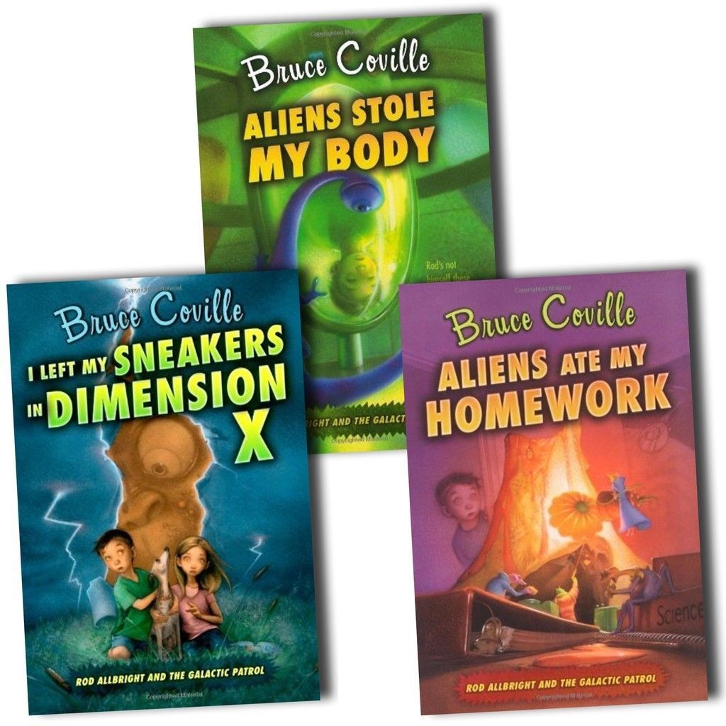 Rod Albright Alien Adventures Collection Bruce Coville 3 Books Set