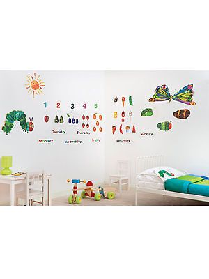 The Very Hungry Caterpillar 49 Giant Wall Stickers New (FREE P+P)