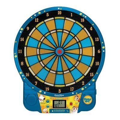 Family Guy Talking Electronic Dartboard Peter Griffin Stewie Brian