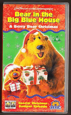 In The Big Blue House A Berry Bear Christmas Vhs Pal Uk Video
