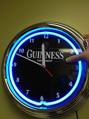 Guiness Beer Neon Clock