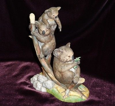 Lenox Koalas Fine Porcelain Figurine, Wildlife Of The Seven