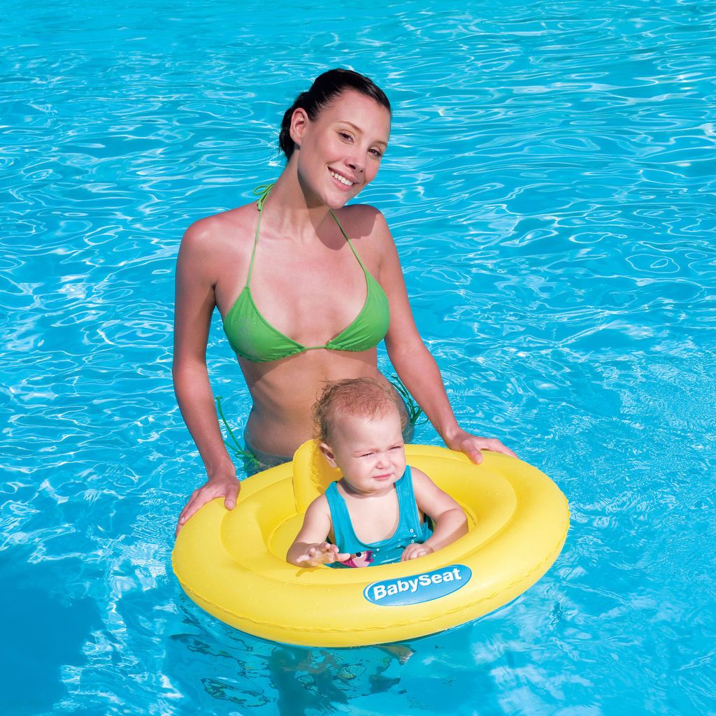 Bestway Swim Safe Inflatable Float Baby Swimming Aid Seat   0 1 Years