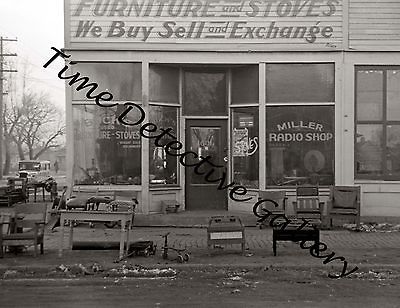 Furniture & Stove Store, Council Bluffs, Iowa   1936   Historic Photo