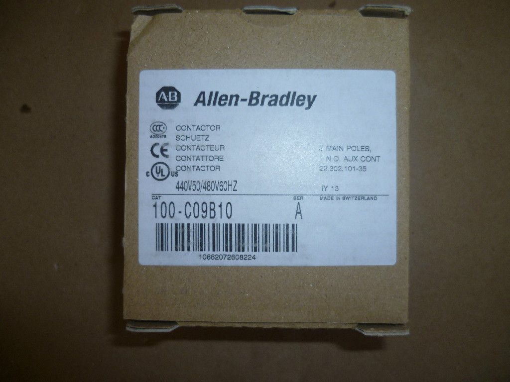 ALLEN BRADLEY CONTACTOR CAT # 100 C09B10 , NEW