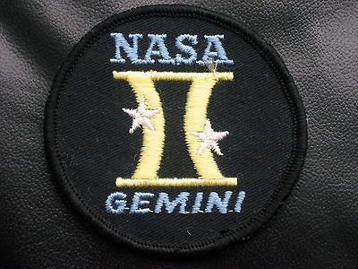 NASA GEMINI II EMBROIDERED SEW ON ONLY PATCH NASA