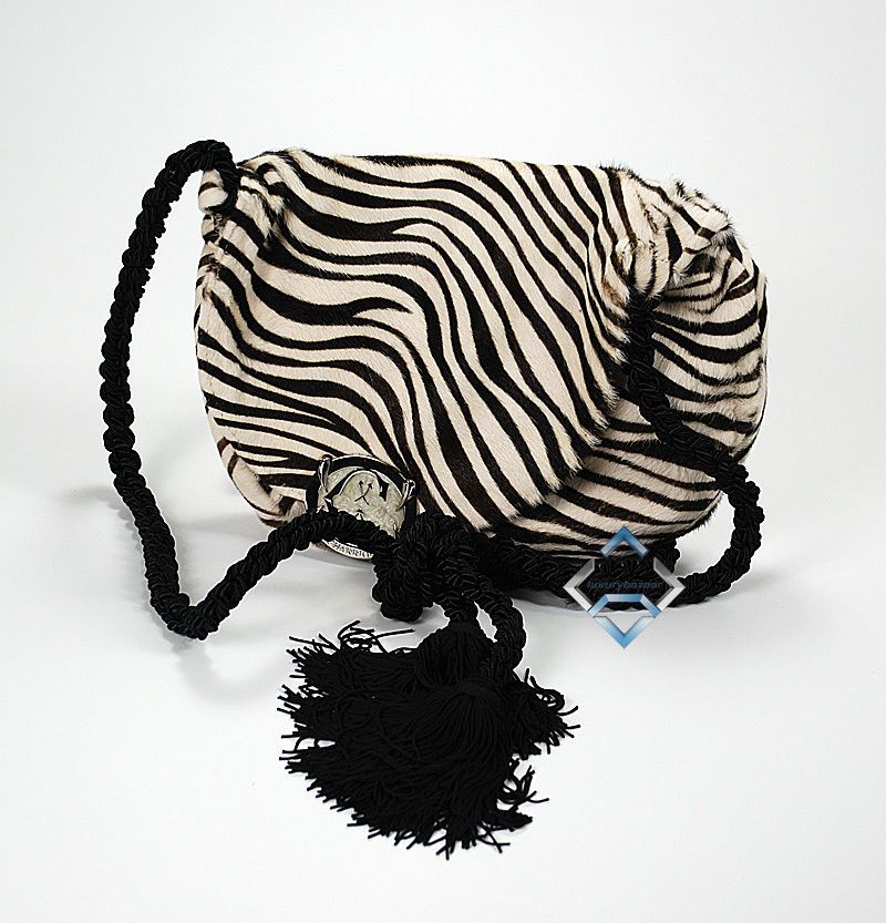 Charriol Sale Zebra Print Handbag Calf Hair