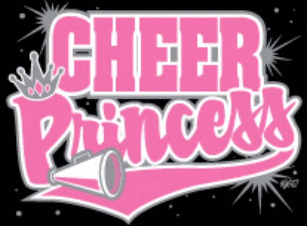 CHEER PRINCESS Sport Humor Team Player Cheerleader Cool Teen Youth T