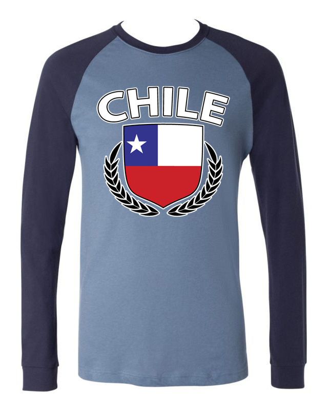 Of Arms Long Sleeve Baseball T shirt Olympic Games Chilean Football