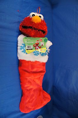 Sesame Street Singing Elmo Christmas Stocking Animated