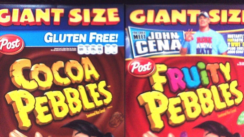 Post Cocoa Pebbles or Fruity Pebbles Giant Box Cereal