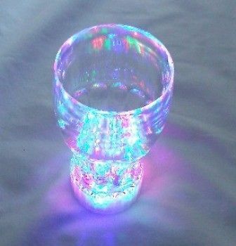 12 pcs Multi Color Flashing LED Light up Blinking Drinking Glasses