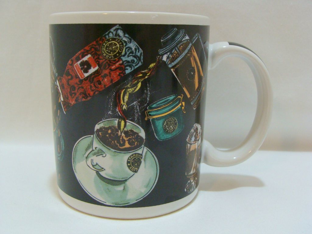Starbucks Coffee Mug With Coffee Cup Bean Espresso Machine Design
