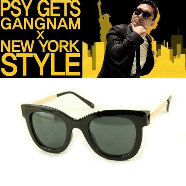 psy gets Sunglasses NEW Cool star plate&metal frames UV400 eyewear
