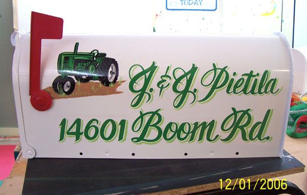 Custom Painted MAILBOX *Airbrushed* to YOUR Design Idea