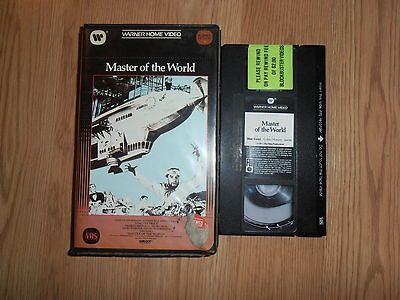 MASTER OF THE WORLD vincent price WARNER HOME VIDEO vhs VIDEO movie