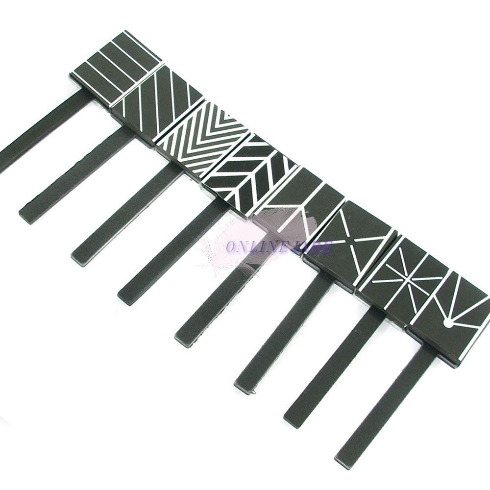1Magic 3D Magnetic Magnet Plate Zebra UK Flag Style Pattern Nail Art