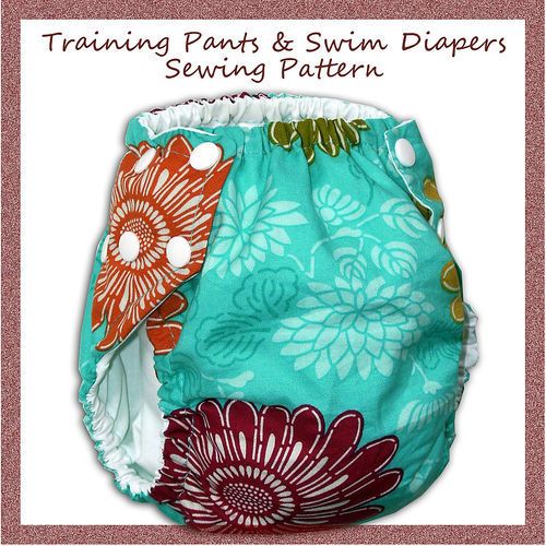 Sewing Pattern for Reusable Cloth Pull up & Swim Diaper
