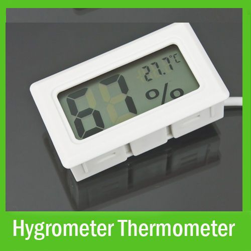 LCD Thermometer Temperature Humidity Meter Gauge Hygrometer+Probe