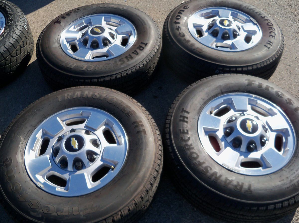 Chevy Tahoe Suburban Silverado 2500 2011 17 Wheels and Tires