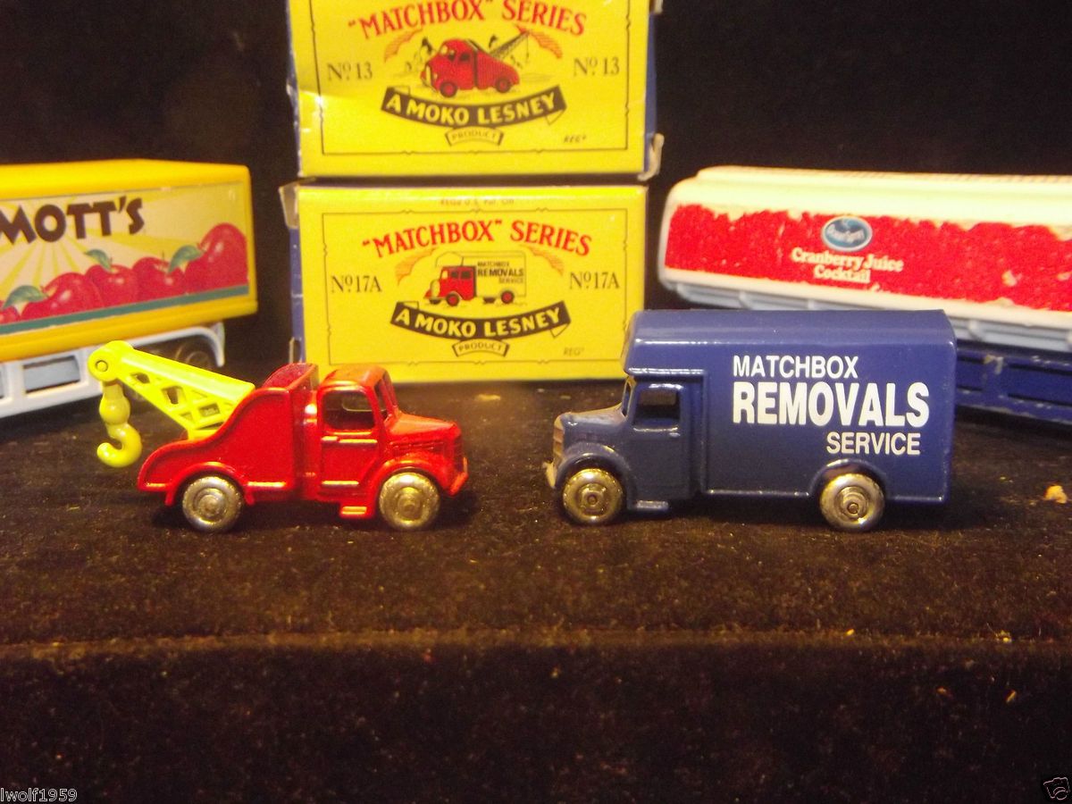 Matchbox Lesney Hotwheels 17A and 13 Trucks Lesney New in Boxes