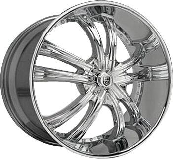 28 Lexani LSS 55 Chrome Wheels Rims Silverado GMC 26