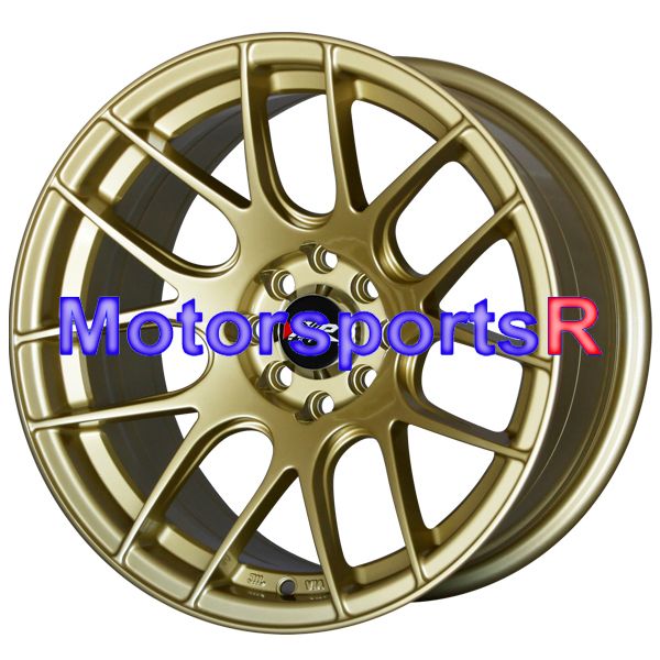 15 15x8 XXR 530 Gold Concave Rims Wheels Stance 4x100 98 Honda Civic
