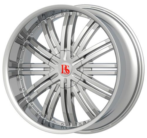 28Red Sport Chrome Wheels 6x139 7 with Tires 295 25 28 Yukon Tahoe