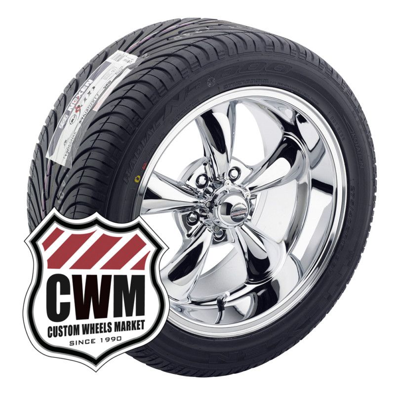 17x8 17x9 Chrome Wheel Rims Tires 235 45ZR17 275 40ZR17 for Chevy