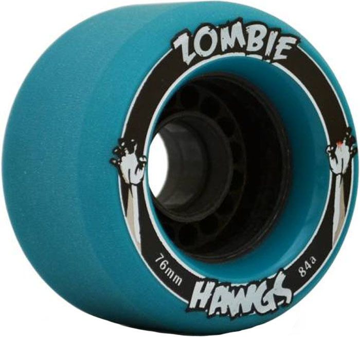 LANDYACHTZ ZOMBIE HAWGS 76MM 84A TURQUOISE LONGBOARD SKATEBOARD WHEELS