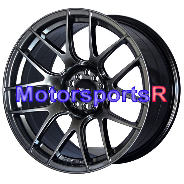 Chromium Black Concave Rims Staggered Wheels 98 99 04 Ford Mustang GT